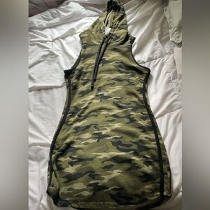 Camo swimsuit cover up